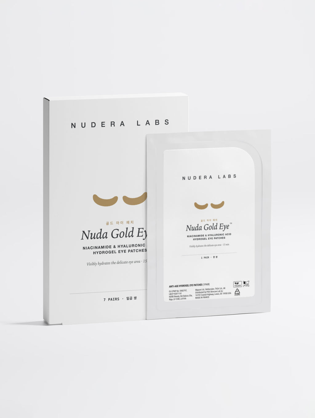 Nuda Gold Eye™ Hydrogel Eye Patches